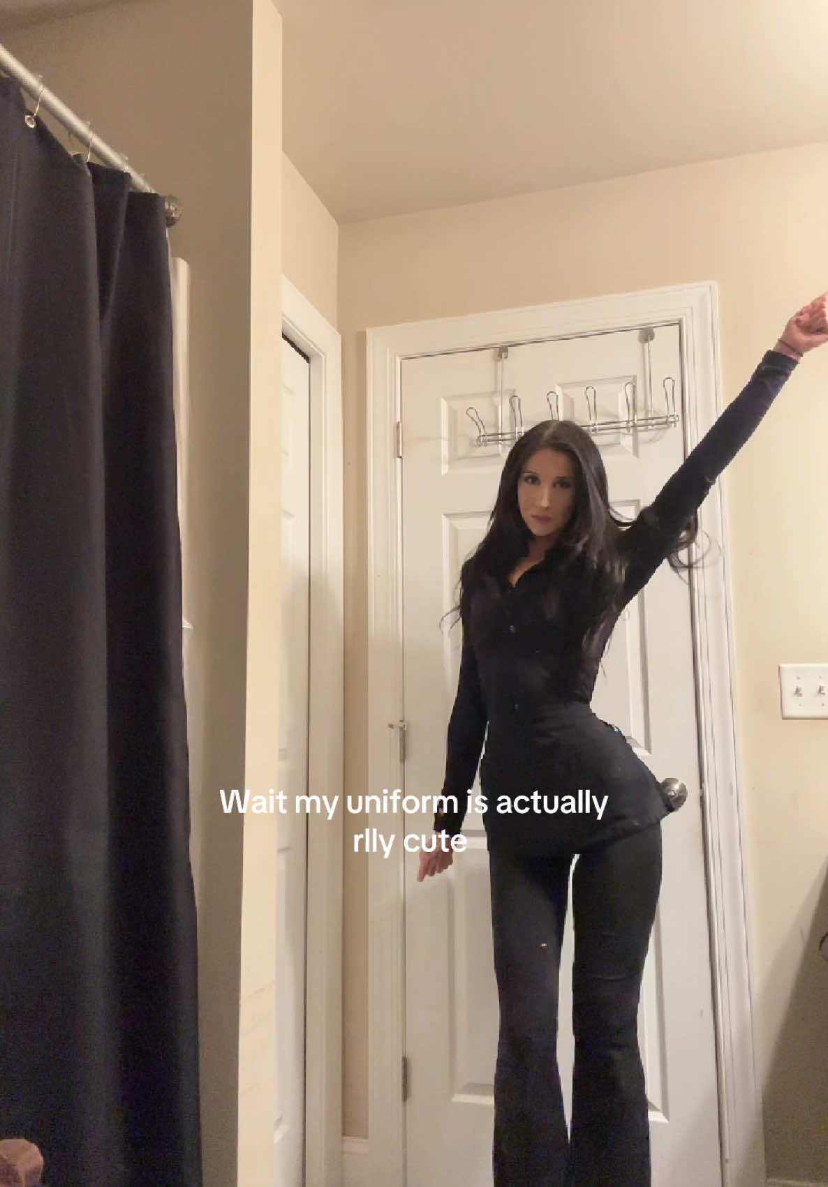 Does this count as an #OOTD #waitress #uniform #canitakeyourorder 