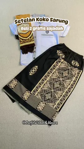 Bagus banget ini bunda, beli 2 setel dapat gratis sajadah, yuk cekout di keranjang kuning ya bunda#fyp #bajukokosarkoci #anaklakilaki 
