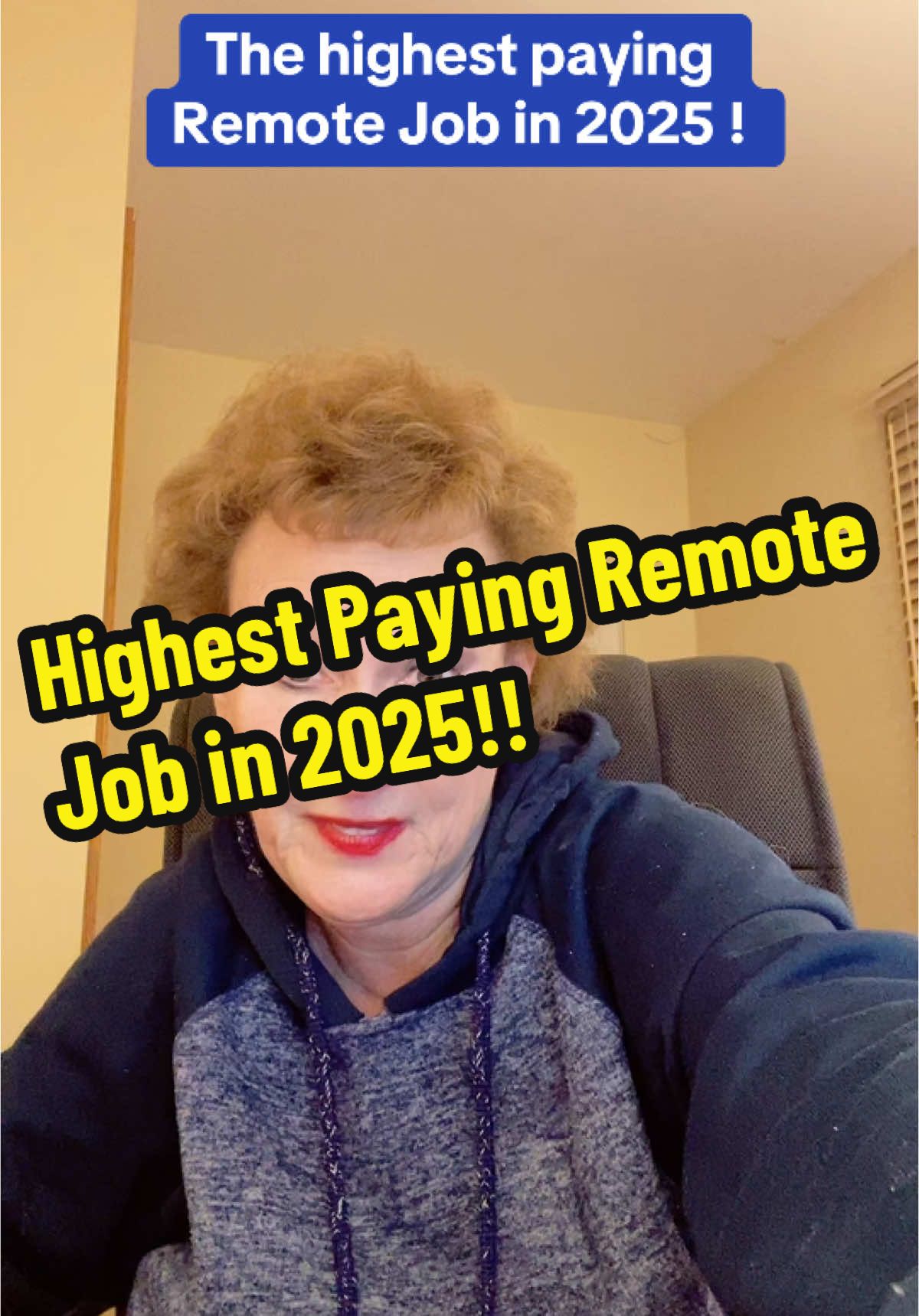 The highest paying remote job in 2025 and here’s what you need for the highest paying remote job inn2025 a Wi-Fi connection, a few hours a day, a laptop, desktop or smart phone and at least one social media account and be willing to be coachable and I’ll provide you details so you can review how you can get access to the highest paying remote job in 2025! #digitalmarketingforbeginners #USA #quickmoneytips #womenover50 #menover50 #tiktokersover50 #howtolaunchabusiness #highestpayingremotejobs #highestpayingremotejob #highestpayingremotejob2025 #highestpayingremotejobin2025 #investinyourself #investinhighincomeskills 