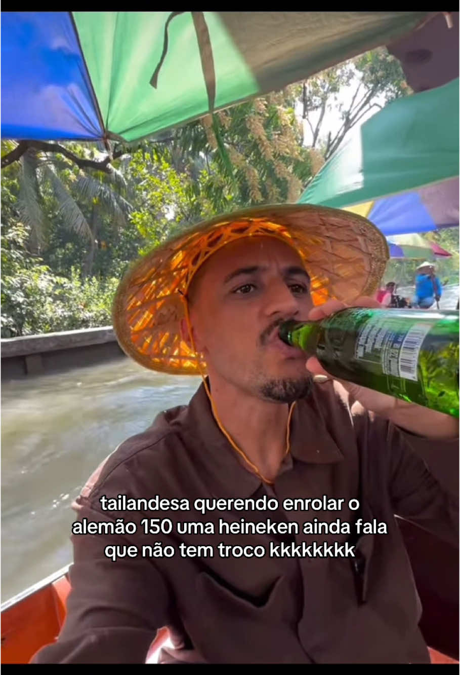 ainda saiu no lucro no final kkkkkk #wesleyalemao #alemao #tailandia🇹🇭 #viagem #cerveja 