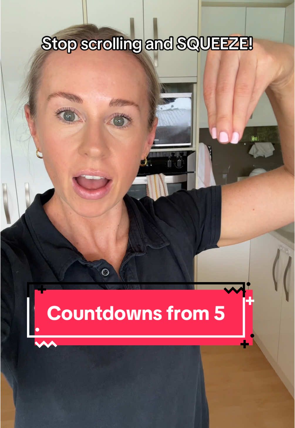 Today’s WOD is a countdown from 5 to 1. See you at kegel o’clock tomorrow xx #pelvicfloorexercises #kegeloclock #kegeltok #squeezeyuk #mumsoftiktok 