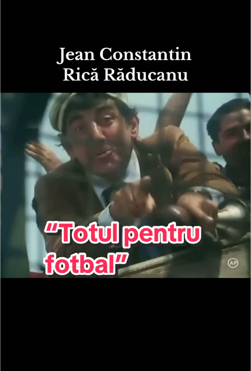 “Totul pentru fotbal”, 1978, Jean Constantin, Rică Răducanu.                   #film #fotbal #jeanconstantin #for #viralvideos 