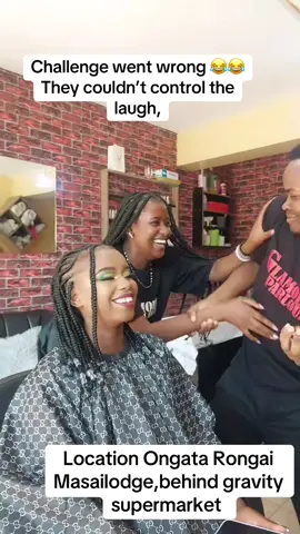 We had to repeat 3 times to get the serious clip 😂#agathaglamour #rongai #hilarious #lisah #salonchallenge #salonviral #model 