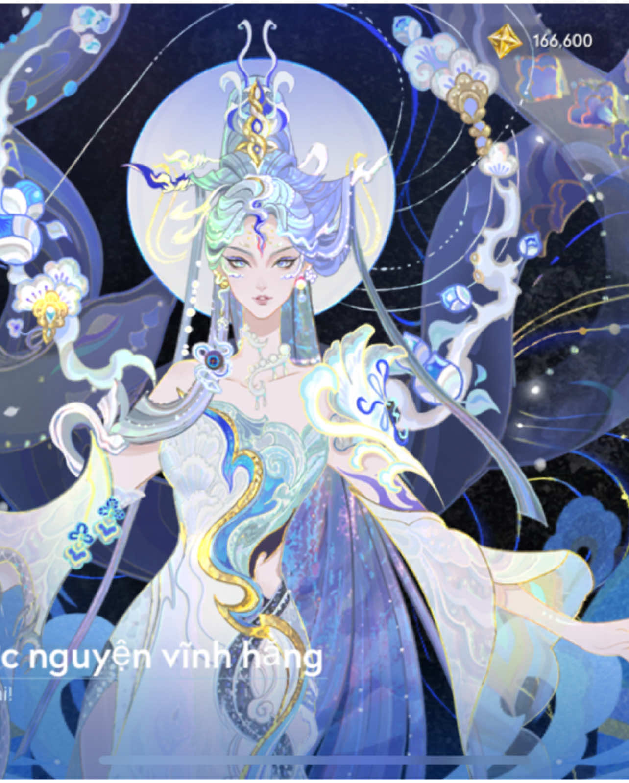 Màn xuất hiện trang phục Nữ Oa 