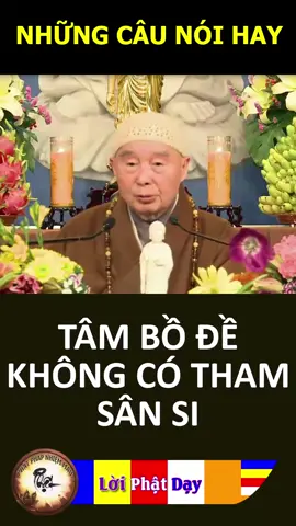 TÂM BỒ ĐỀ KHÔNG CÓ THAM SÂN SI - Pháp Sư Tịnh Không - Phật Pháp Nhiệm Màu