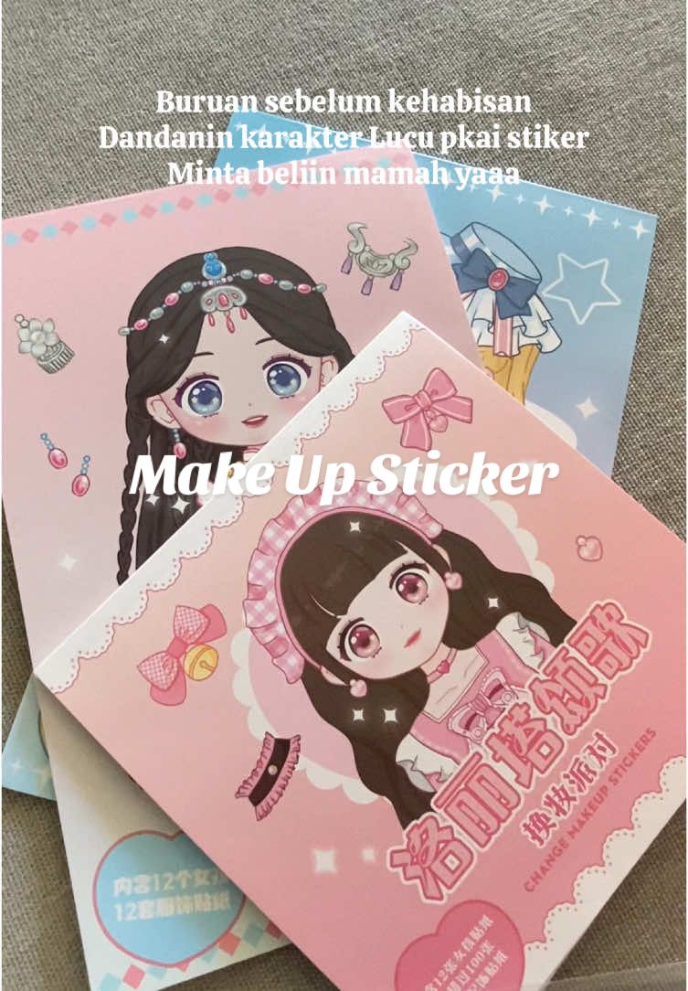 Mainan anak #mainananak #makeupstikcker #stikermakeup #mainansticker 