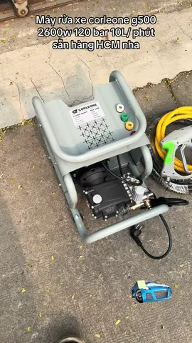 Máy rửa xe corleone g500 2600w 120 bar 10L/ phút sẵn hàng HCM nha