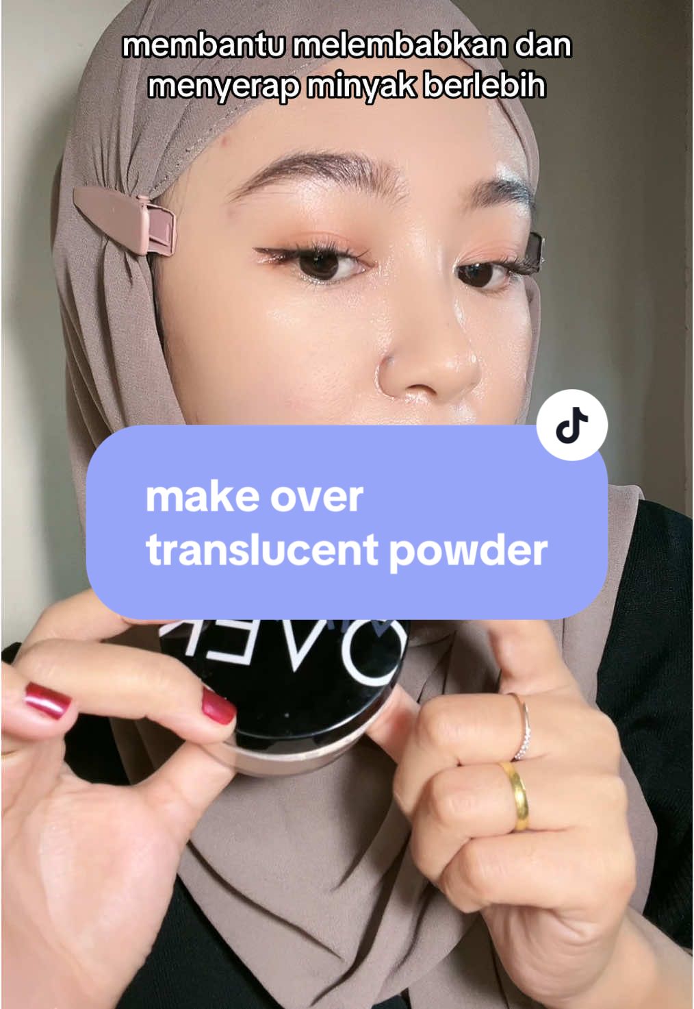 oil control hingga 4 jam bebas kilap, halus dan natural #makeover #translucentpowder #bedaktabur #makeoverbedaktabur #oilcontrol 