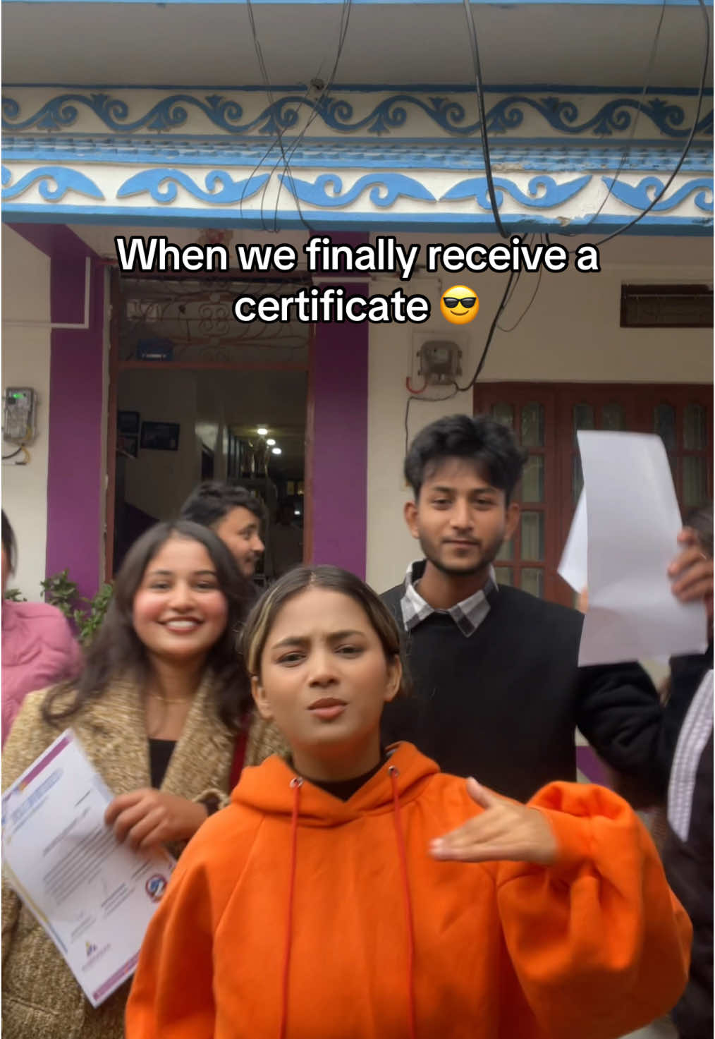 #fypシ #foryoupage #nepalitiktok #certificates #lastday #f #fun #goviraltiktok #birtamode_jhapa #memorablemoments #trending #hehe @soniceee @भावना): 🧿🍒 @Aadarsha School of Management @The 12th doctor ❤️ @Suman Magar @Aswin 