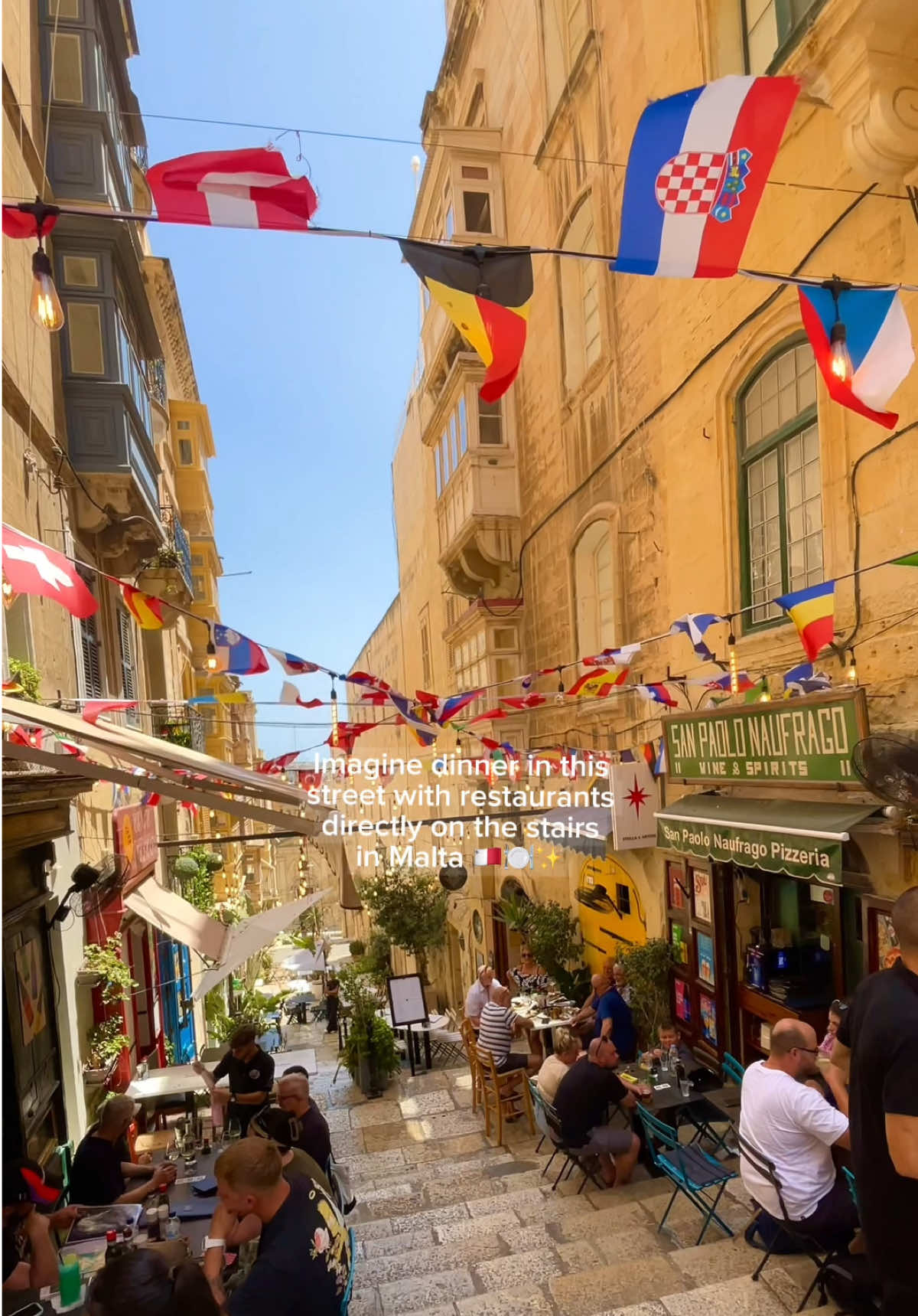 The Iconic 33 Steps in Valletta, Malta is one of the most picturesque streets in the world 🇲🇹🌍 #malta #maltatiktok #valletta #bucketlisttravel #traveleurope #maltese #maltaguide #thingstodoinmalta  