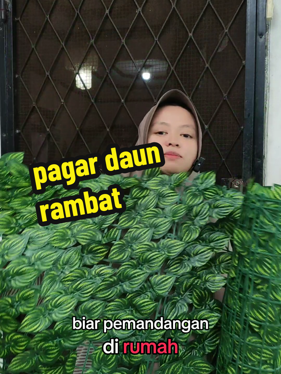 pagar daun rambat biar rumah makin hijau asri #pagardaun #pagardaunrambat #pagartanaman #tanamanartificial #icalanaja 