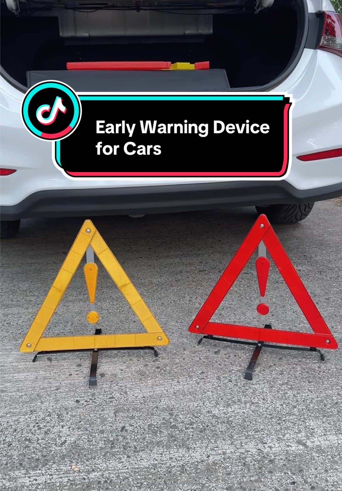 bumili ka muna nitong early warning device bago ka magpa registro ng sasakyan #earlywarningdevice #earlywarningdeviceforcar #reflector #caressentials #caraccessories 
