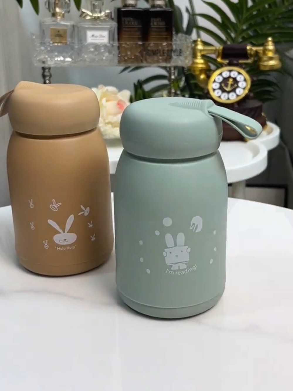 BOTOL KACA KELINCI MINI #botolminum #bottle #tumbler  #botolminumrabbit #fypシ 