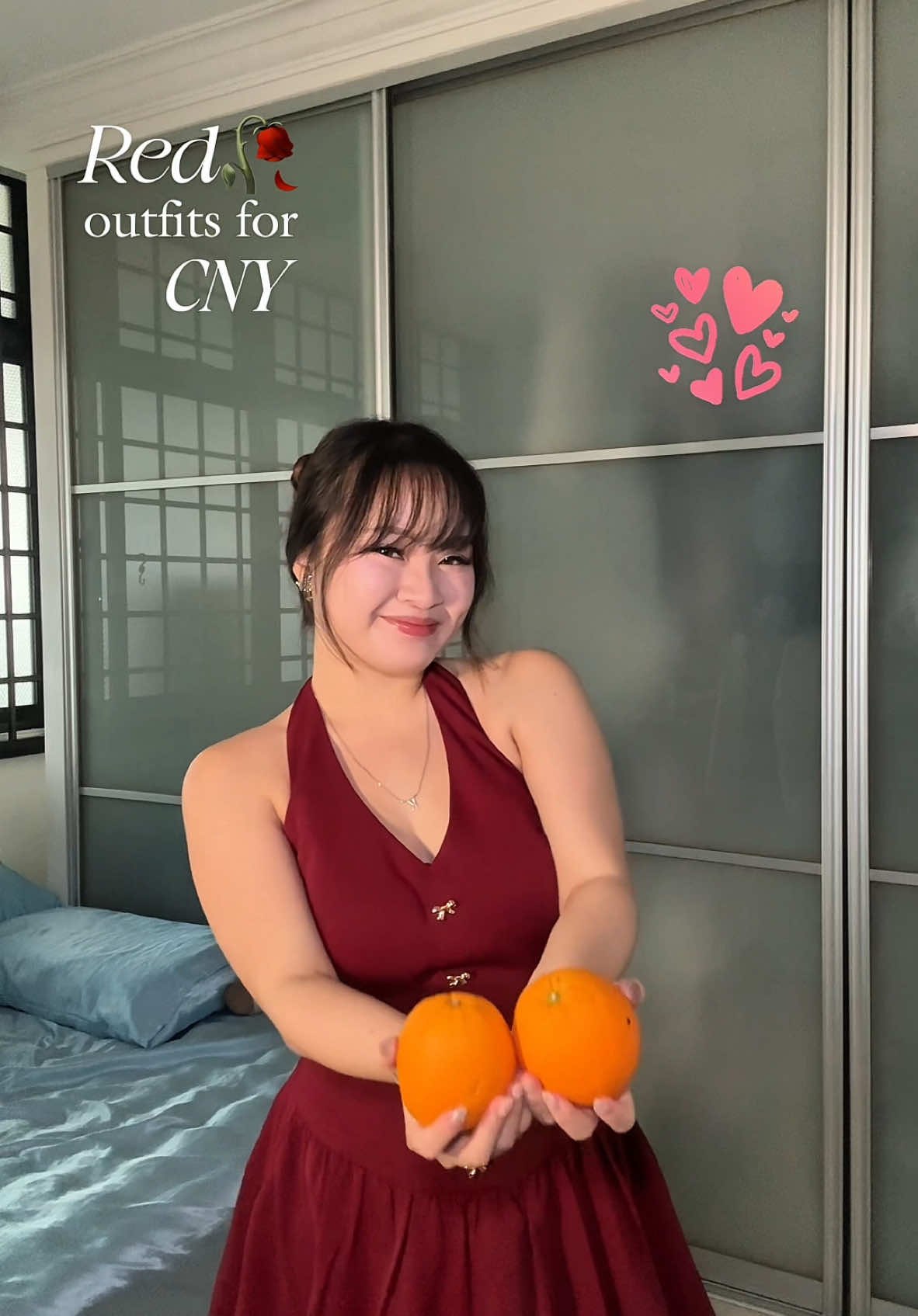 when u have 3 great contenders as 初一 outfit, you js wna wear all of them❤️🥹 @The Style Soiree #reddress #cny #outfitideas #outfitinspo #sgfashion #fashion #cny2025 #cnyoutfit #styling #red 