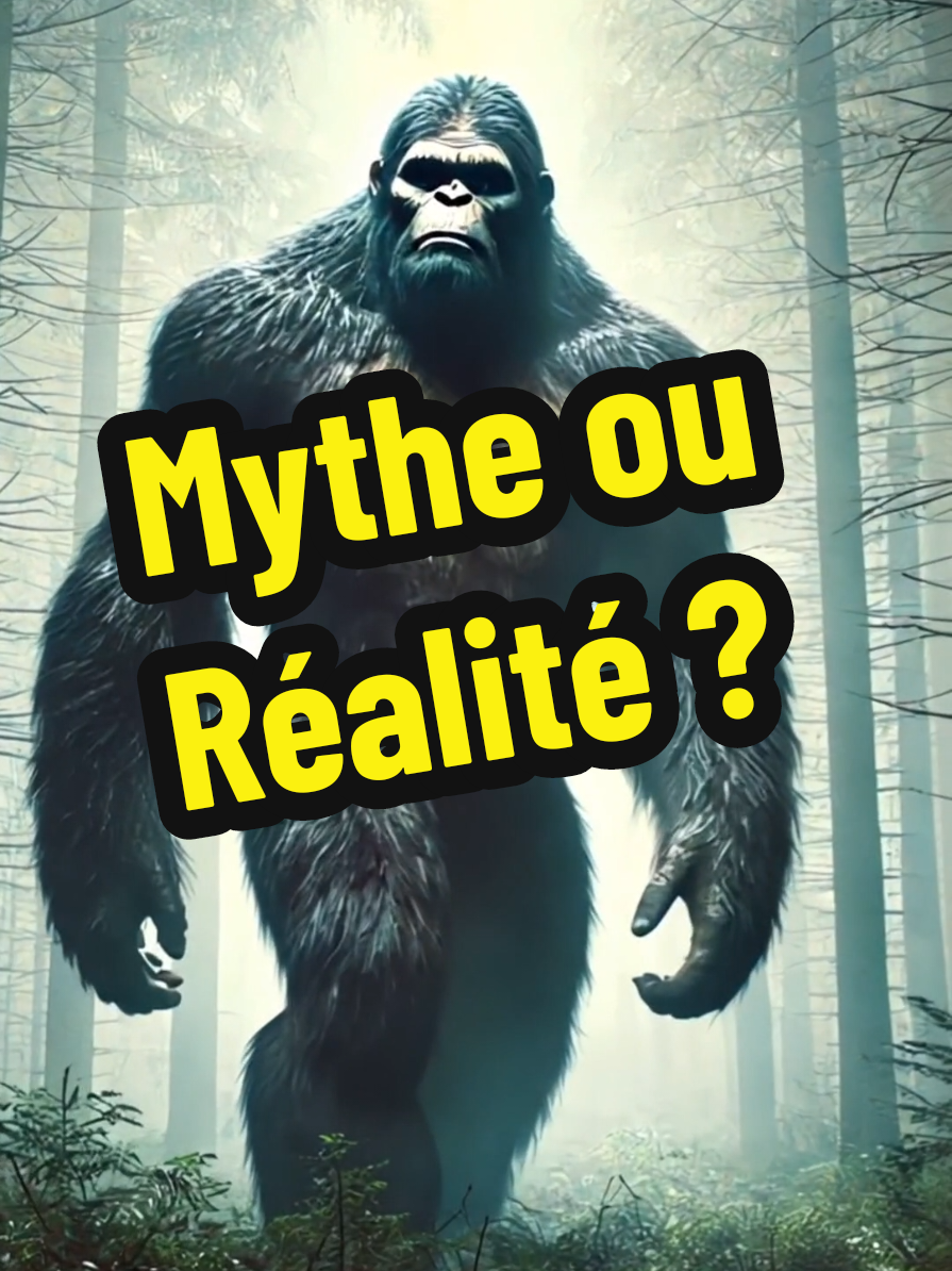 Et vous, qu’en pensez-vous ? Mythe ou créature réelle ? Dites-le-nous en commentaire ! #bigfoot #strange #horrortok #cryptozoology #france🇫🇷 #CapCut 