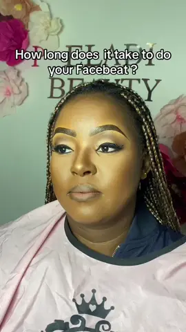 How long does it take to do your Facebeat?#fyp #makeupartist #polokwanemakeupartists #janefursemakeupartist 