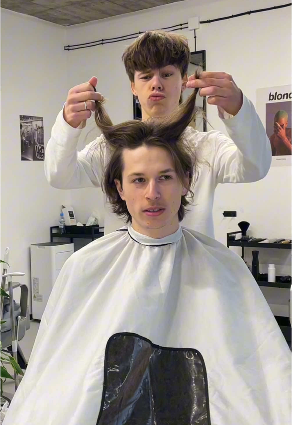 Muller haircut  Barber: Sanya💈 Adres: Łopuszańska 57/u1, 02-232 Warszawa #style #barber #salon #warszawa #beauty #barbershop #life #design 