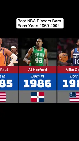 Best NBA Players Born Each Year: 1960-2004 #basketball #usa #basketball #basketball🏀 #nbatiktok #highschoolbasketball #NBA #WNBA#nbahighlights #basketball