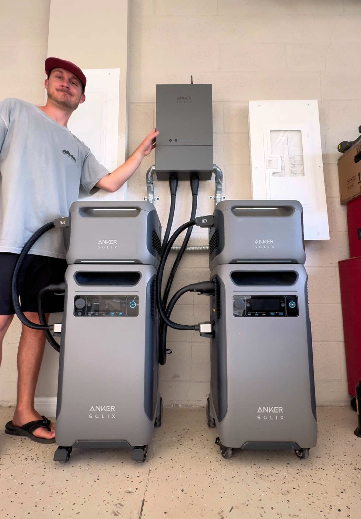 The Solix F3800 is portable enough to take RVing off-grid, but it is also versatile enough to expand its capacity so that the setup can power your entire house.  #ankersolix 