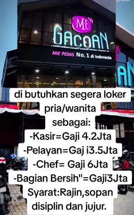 #lowongankerja #loker2025 #miegacoan #mieviral #loker2025 #koki #karyawan #masukberandafyp  #information 