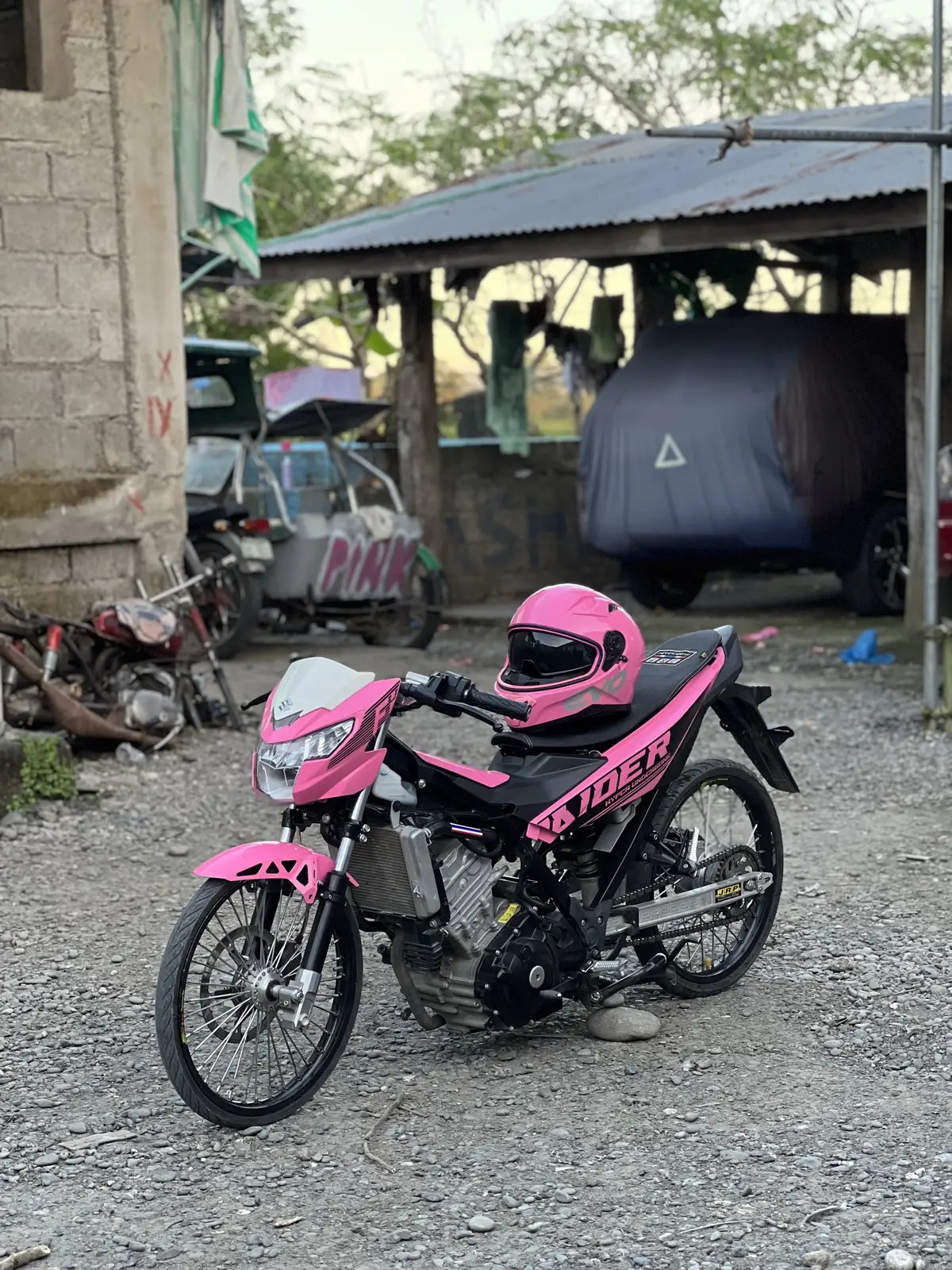 🩷🩷#raider150fi #fyp #pink #streetbikeconcept #streetbikeinspired🏁🇹🇭 