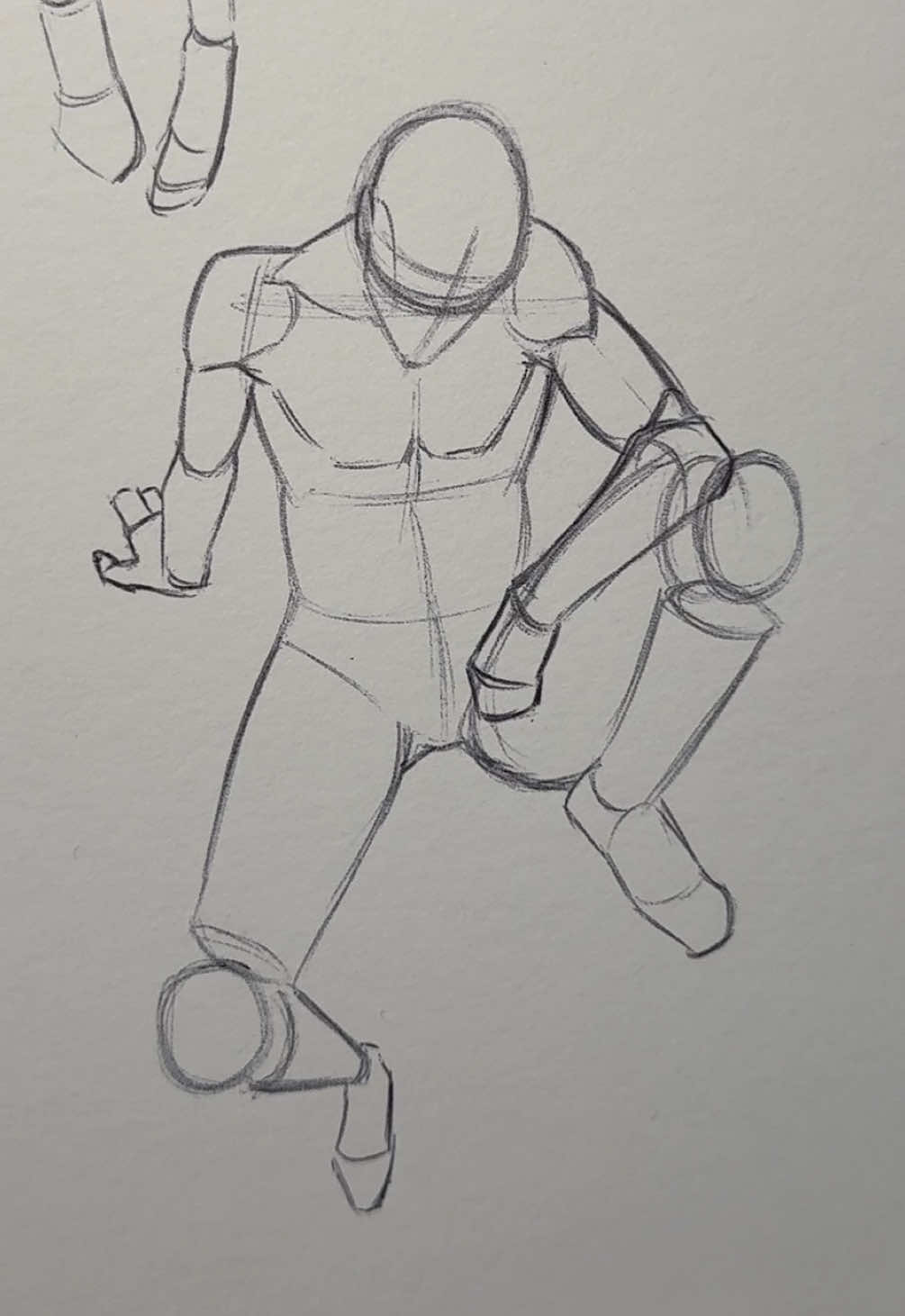 How to Sketch a Chill Pose #tutorial #howtodraw #pose #draw #sketch #fyp 