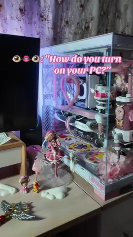 Forget power buttons, I turn on my PC like a true magical girl ✨🔮💻 #Cardcaptor #CardCaptorSakura #AnimePc #PinkPC #GirlPC #CustomPC #TechTok #ForYou #FYP #Pink 