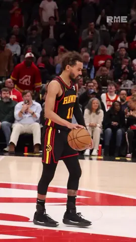 Trae (@traeyoung ) already knew it was cash when it left his hands 🥶🥶🥶 18 points 13 assists @atlhawks  (🎥 @fiveringsdronephoto @rmefamily )