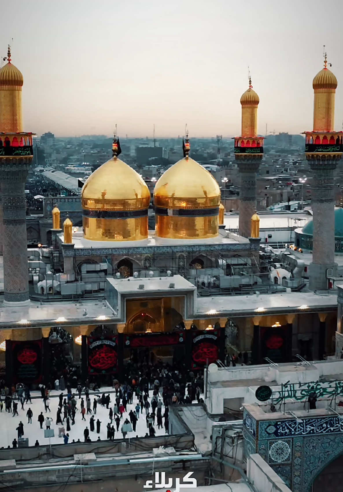 وراهب آل أحمد قد ذاق المرار والأذى برضا وتسليمٍ فكان للصبر عنواناً #قناة_كربلاء  #الامام_الكاظم  #العتبة_الكاظمية_المقدسة