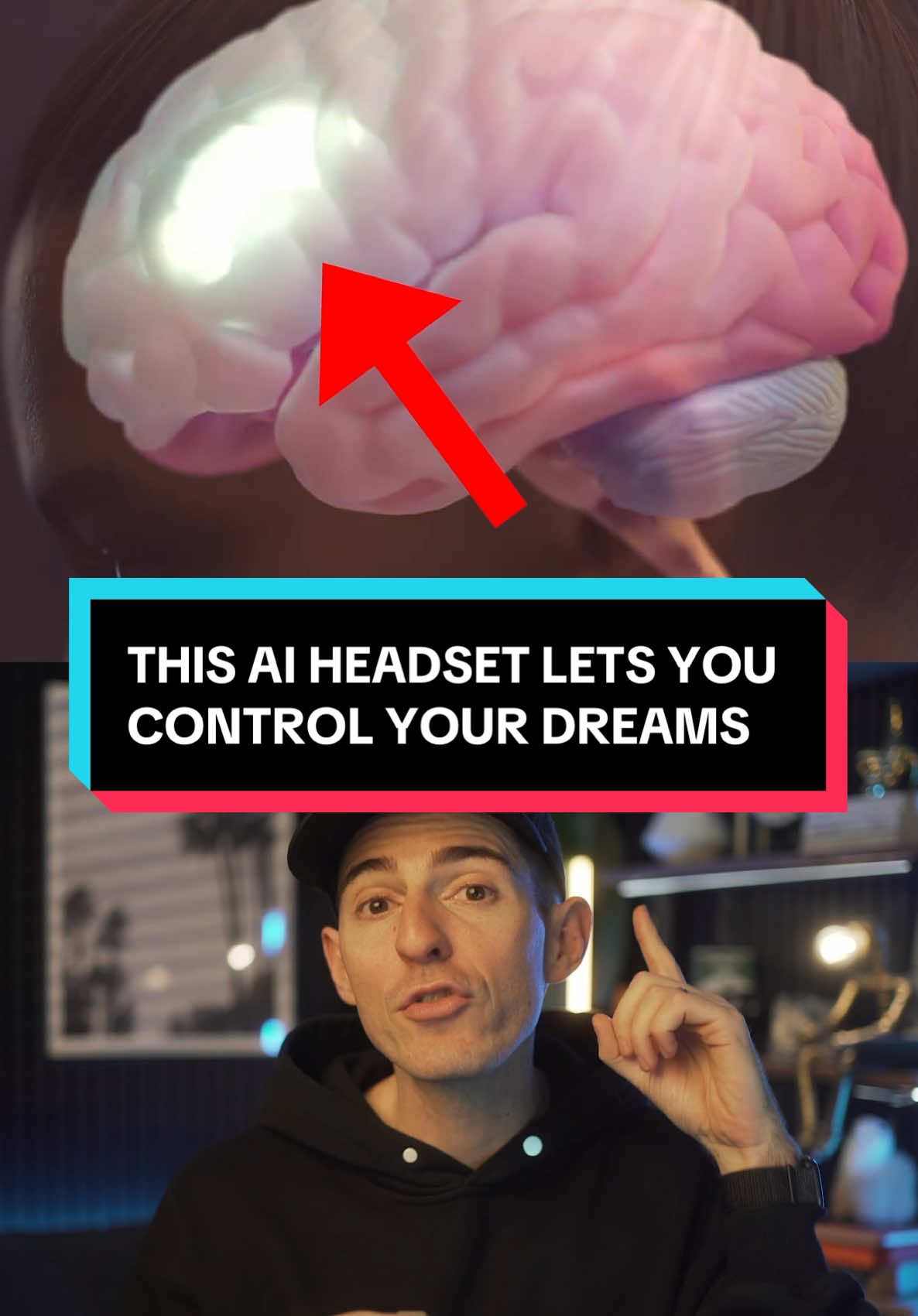 This AI headset lets you control your dreams #ai #artificialintelligence #tech #techtok #dream #dreams #creator #futuretech 