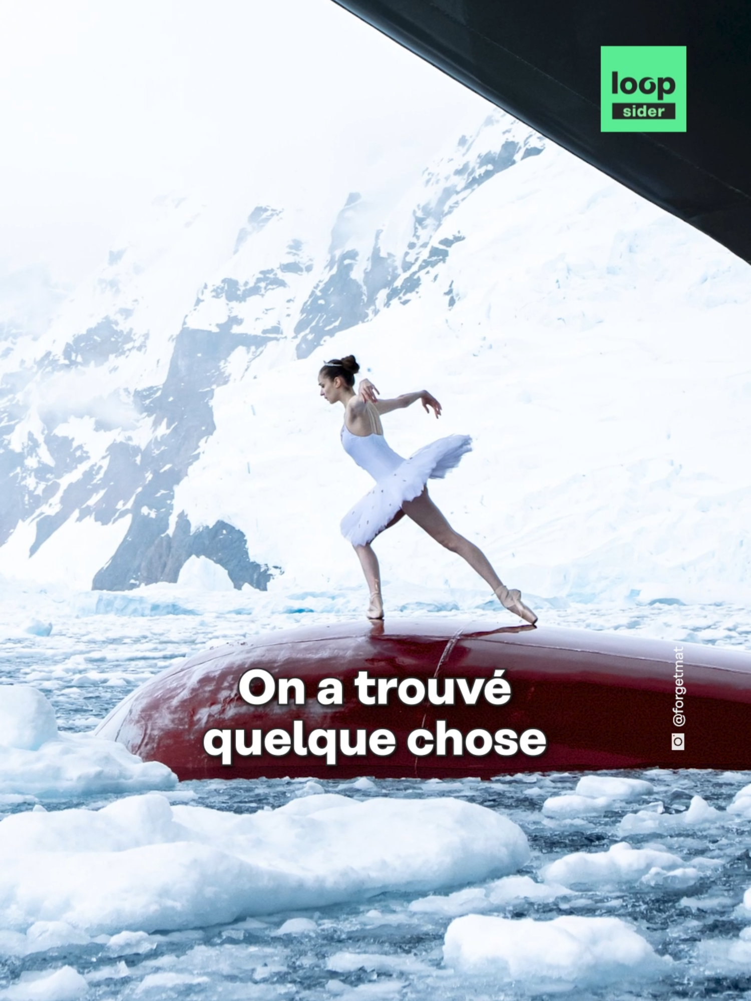 Ce n’est ni de l’IA ni un fond vert, mais bien la ballerine Victoria Dauberville sur le bulbe d’un paquebot en Antarctique. Elle et son compagnon, le photographe et danseur Mathieu Forget, nous ont raconté les coulisses de cette vidéo exceptionnelle #sinformersurtiktok #ballerina#dancer #photography