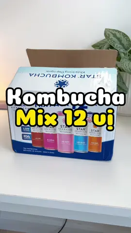 Được tận 12 lon 12 vị lận nha #kombucha #starkombucha #nuocuongtotchosuckhoe #nuocuongdepda #trakombucha #annieriviu 