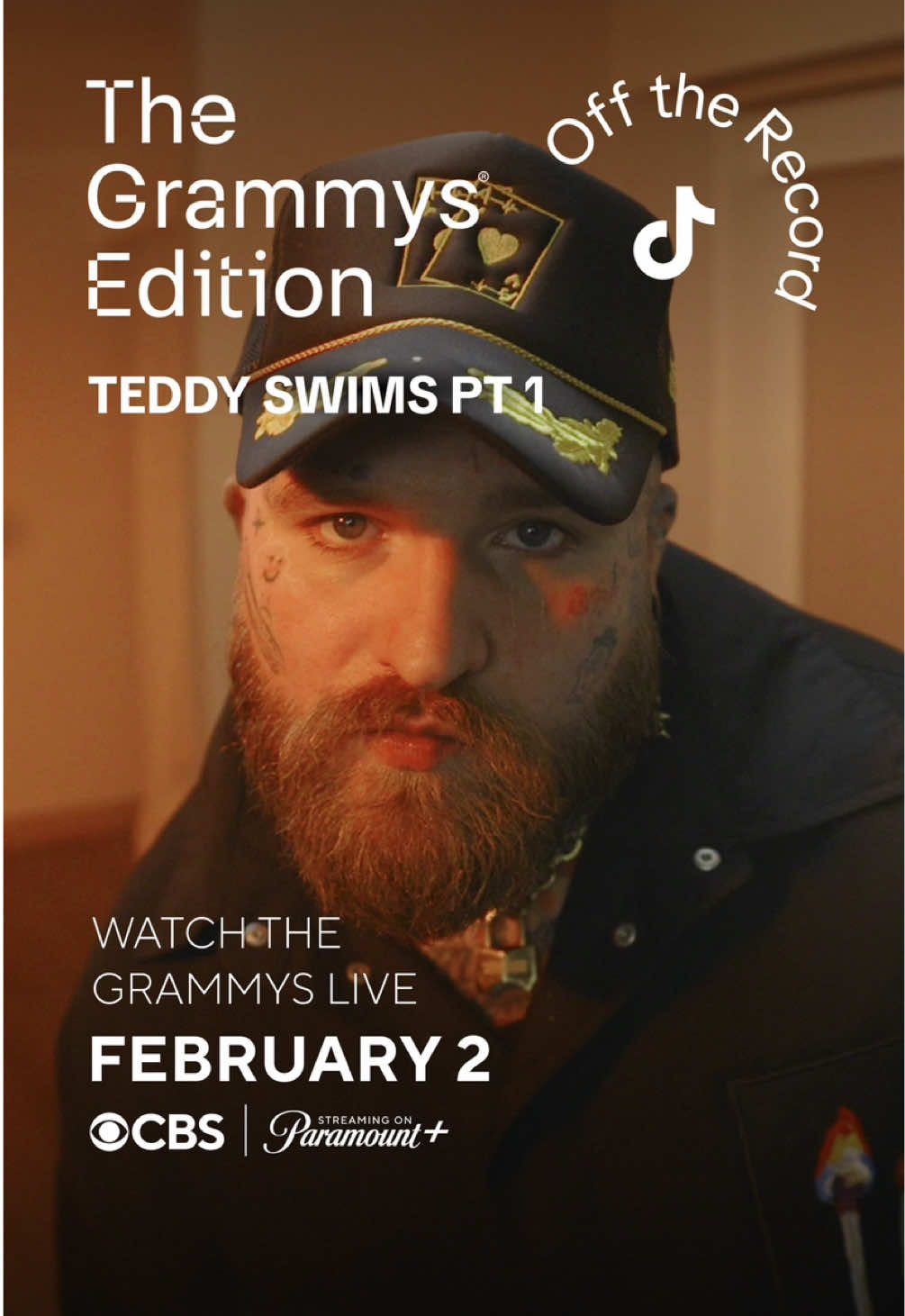 🔔 New interview series alert. @Teddy Swims and other GRAMMY nominees go off the cuff on @TikTok  #OffTheRecord GRAMMYs Edition.   🎤 Interviewed by @Anthony Gargiula and @jonathantilkin. 🔍 Search GRAMMYS on #TikTok to watch the series and Tune-in LIVE February 2nd on @CBS and streaming on @Paramount+. #GRAMMYs 