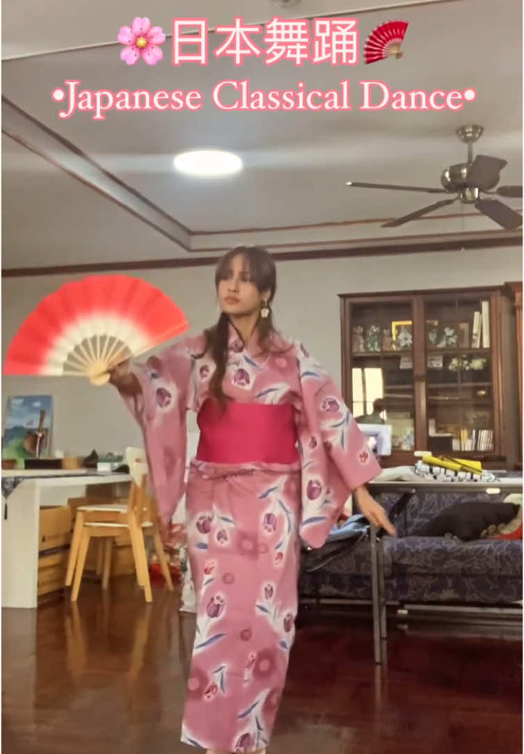 #รำญี่ปุ่น ก็มา! ลองศิลปะทุกสัญชาติ😆　ずっと気になり❗️#日本舞踊 #日本文化 #japaneseculture #worlddance #dance #ญี่ปุ่น 