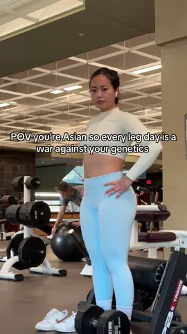 We were not blessed in the right areas 😣#fyp #asian #gym 