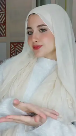 لفه سهله وثابته 🧕🏻🤍 #حجاب_توتوريال #لفات_طرح #kholoud_mahhmoud 