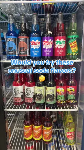 Which would you pick?? #candytok #soda #pop #picklesoda #fyp #thecandystore 