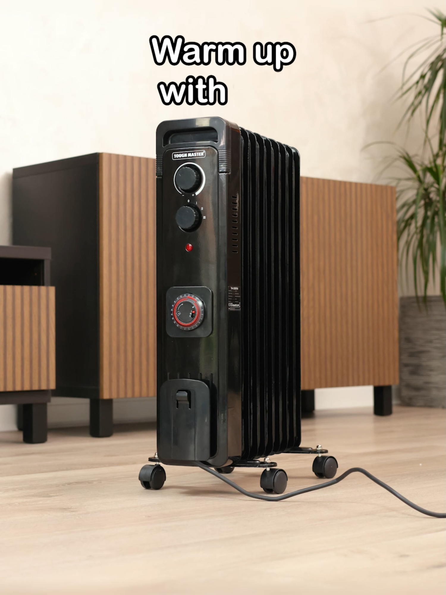 Keep toasty with the TM-OR9FM oil radiator from Tough Master. Cost effective, safe and quiet heating wherever you need it!  #Toughmaster #homeimprovement #heating #homedecor #comfort #ukplanettools