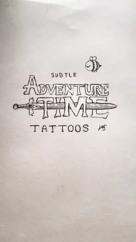 Lil illustrative adventure time tattoo designs. I have tattoo tickets if you want to get one of these, they're really cheap and it helps out a lot. I also send the full sized references #tattooideas #adventuretime #matchingtattoos  #tattootiktok 