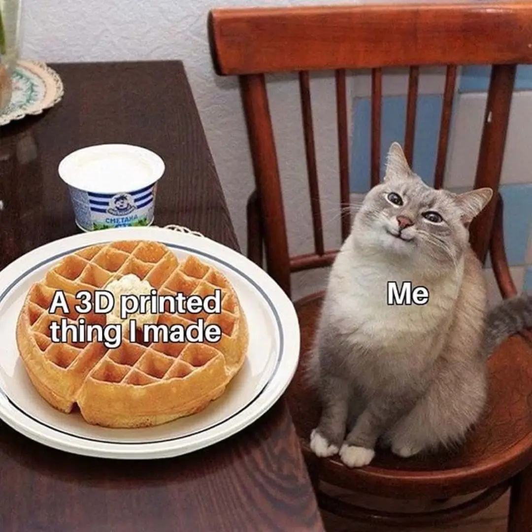 Here’s some funny memes for my fellow printing enthusiasts #3DPrinting #funny #meme #fyp #tiktokban 