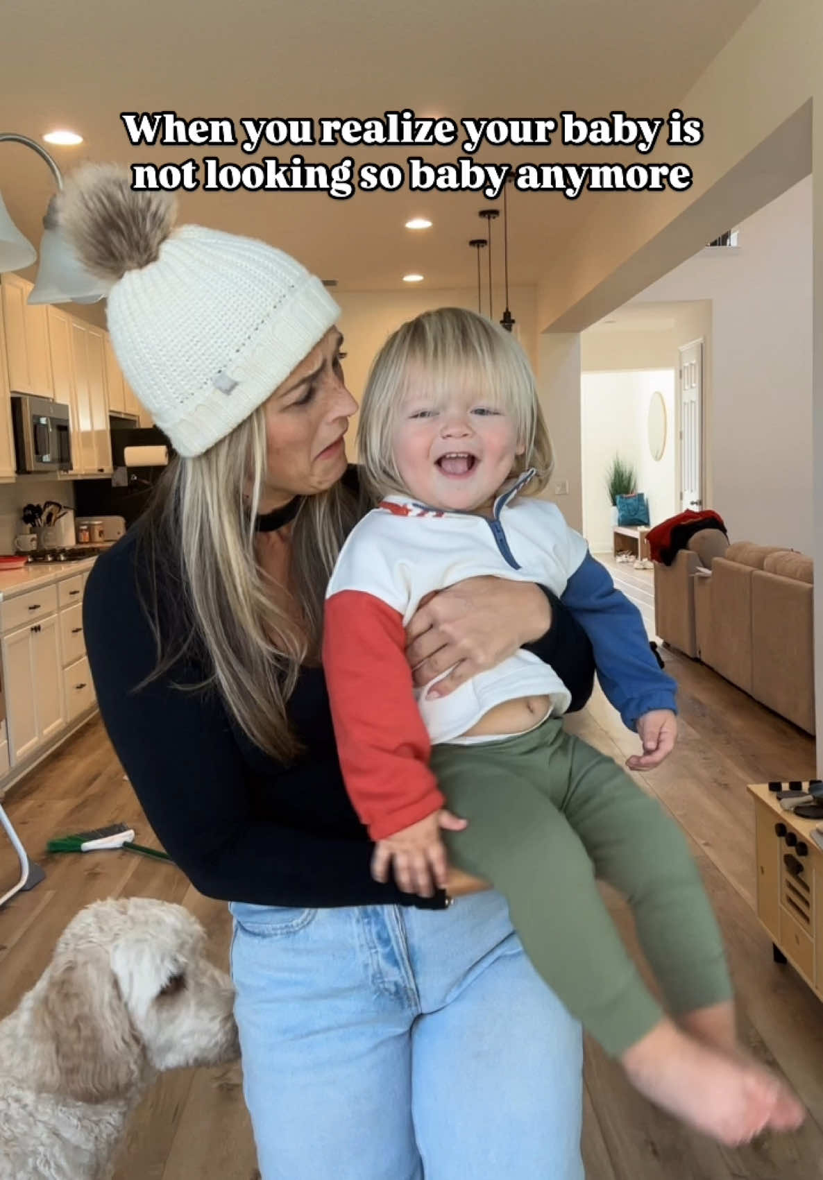 Please no 😭 #mom #baby #toddler 