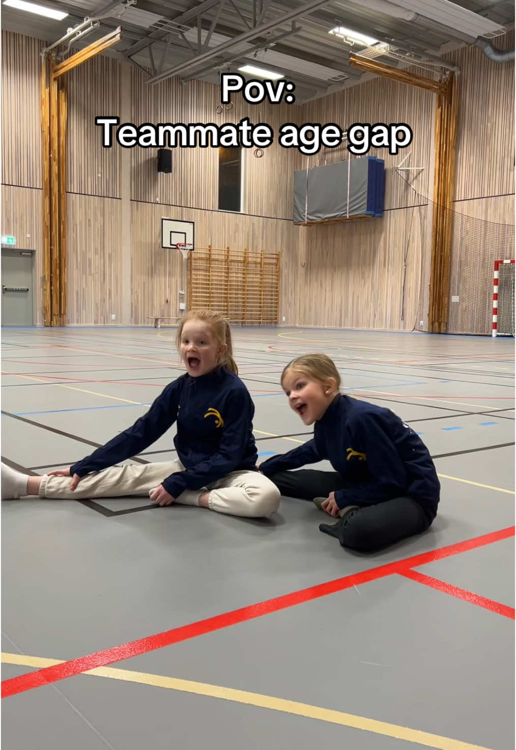 The life of gymnasts in small disciplines 🙃✌️ #teammates #agegap #aerobicgymnastics #gymnastic #svenskgymnastik #aerobic #gympabubblan #vgf #viral_video #vgf #foryouu #videoviral 