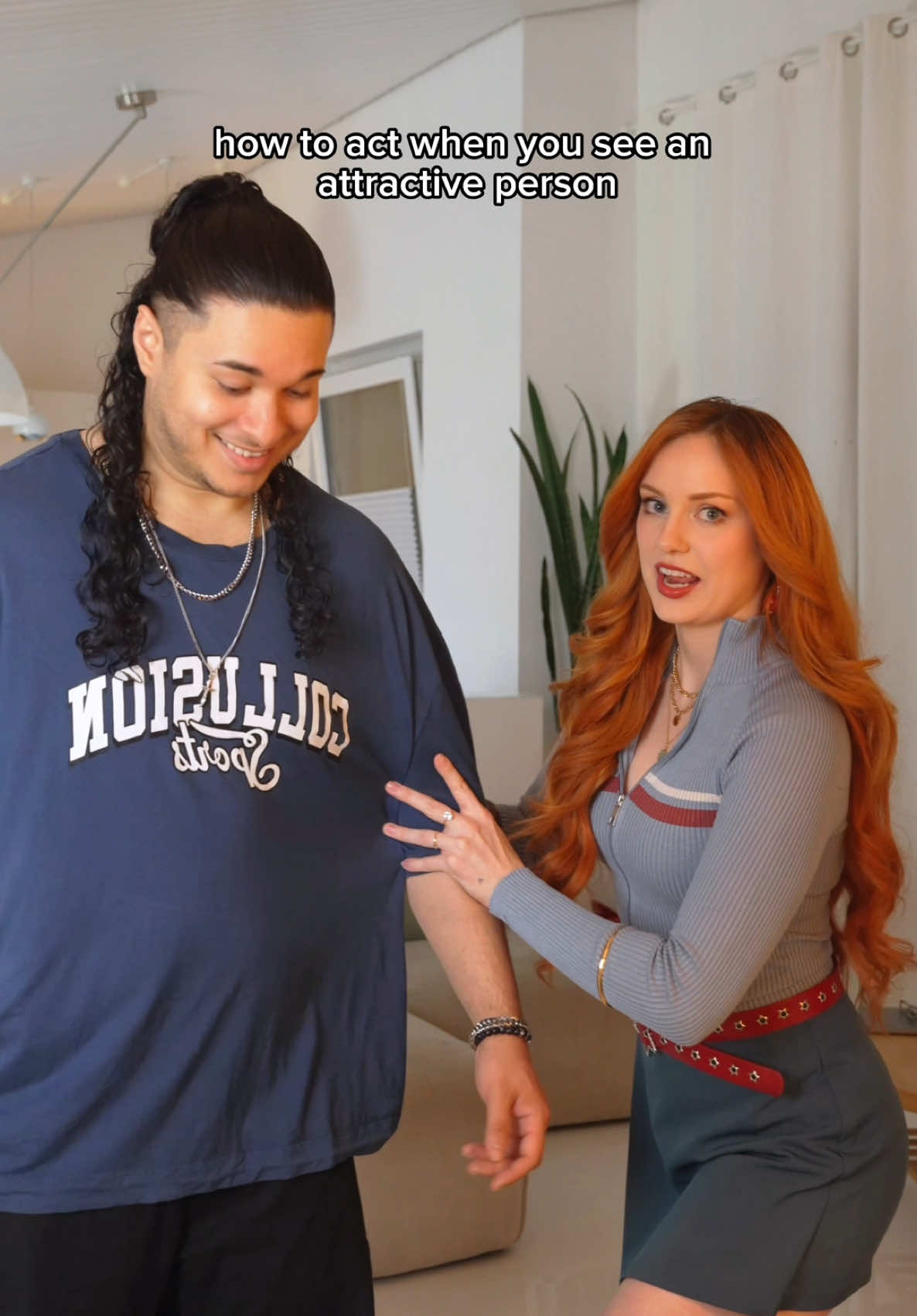 The French kiss took me outttt 😭 #rizz 🫦😂 #challenge #couple #married #howtoact 