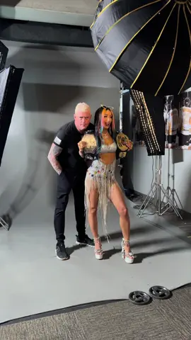 You’re now tuning in with the big dawgs 🦴🤩 #ceo #mercedesmone #dustinrhodes #aew 