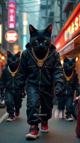 Gangster Cats of the world #fusion #animals #countries #ai 