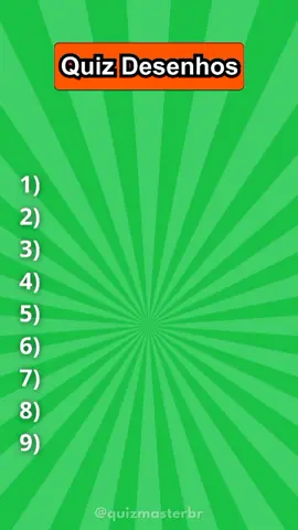 Quiz Desenhos Animados. Será que você consegue acertar todos?🤔 #quiz #personagens #diversao #animaçao 