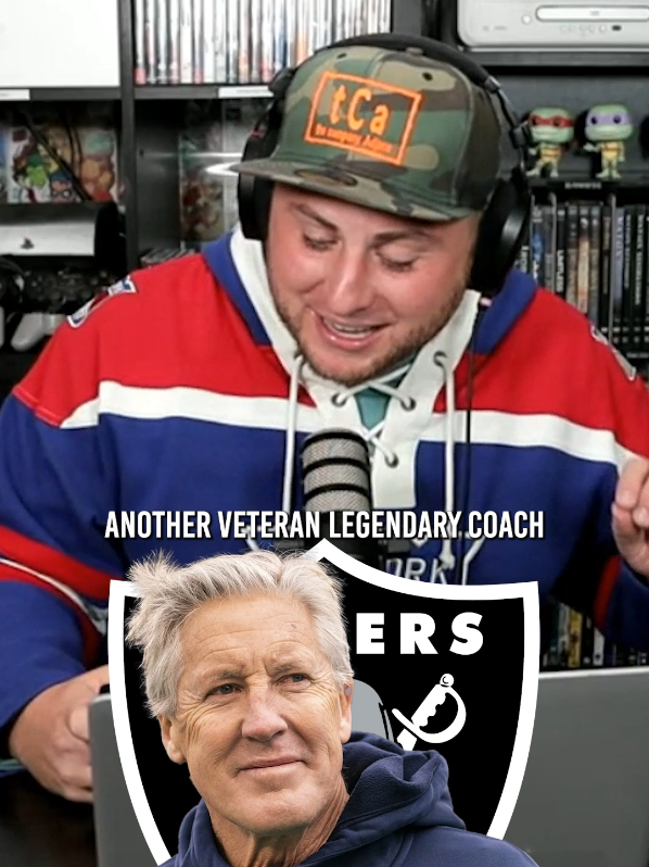 Do you see Pete Carroll doing well in Las Vegas? The Sports Port 🎙️ Daily sports show Monday - Friday at 10:00 AM EST 🔌 Powered by @Downtime TV  . . #petecarroll #raiders  #lasvegas #nfl #sportsport #podcast