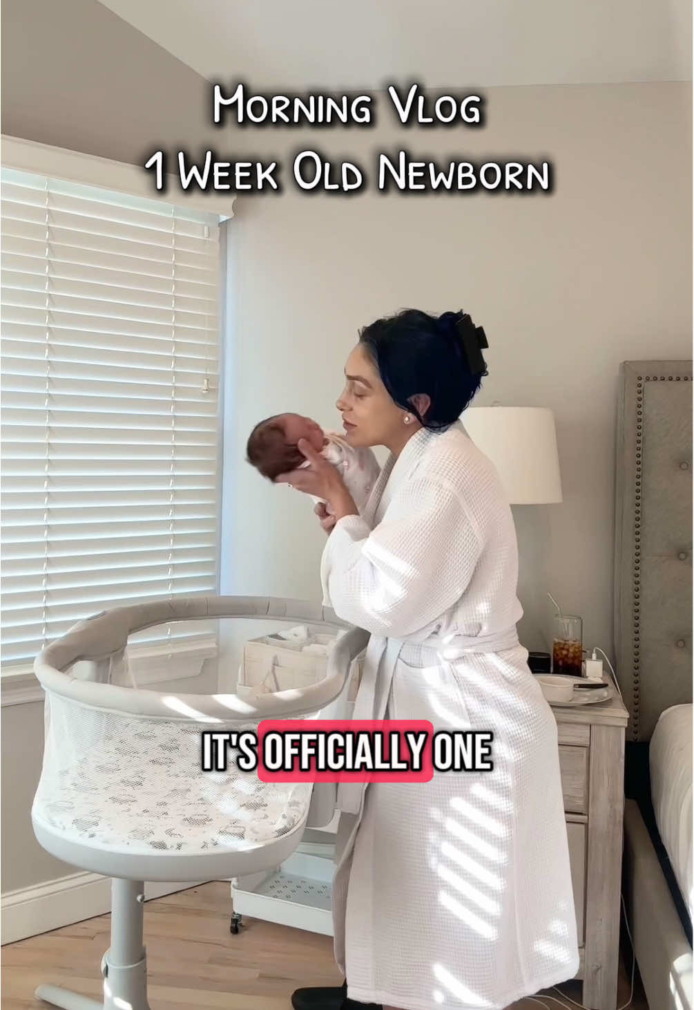 And I’m now 1 week late posting this bc MOMLIFE 😂 #Vlog #newbornvlog #newborn #glamwithnikki #momtok #dayinmylife #morningvlog 