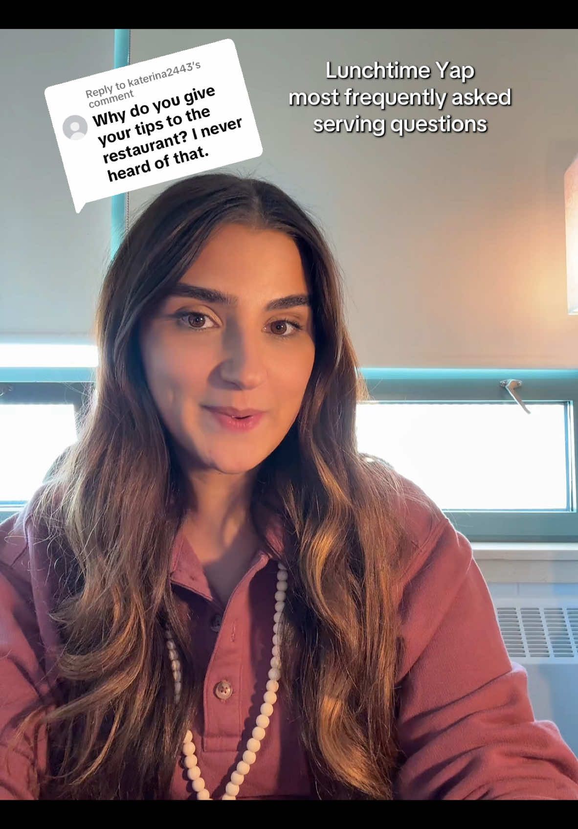 Replying to @katerina2443 if you have more server questions, lmk! In another life I’d own my own restaurant ☺️ #fyp #fypシ #server #serverlife #servertiktok #restaurant #restaurantlife #tips #work #qanda #faq #teacher #philly #phillytiktok #gobirds  #teacherlife #info #askmeanything 