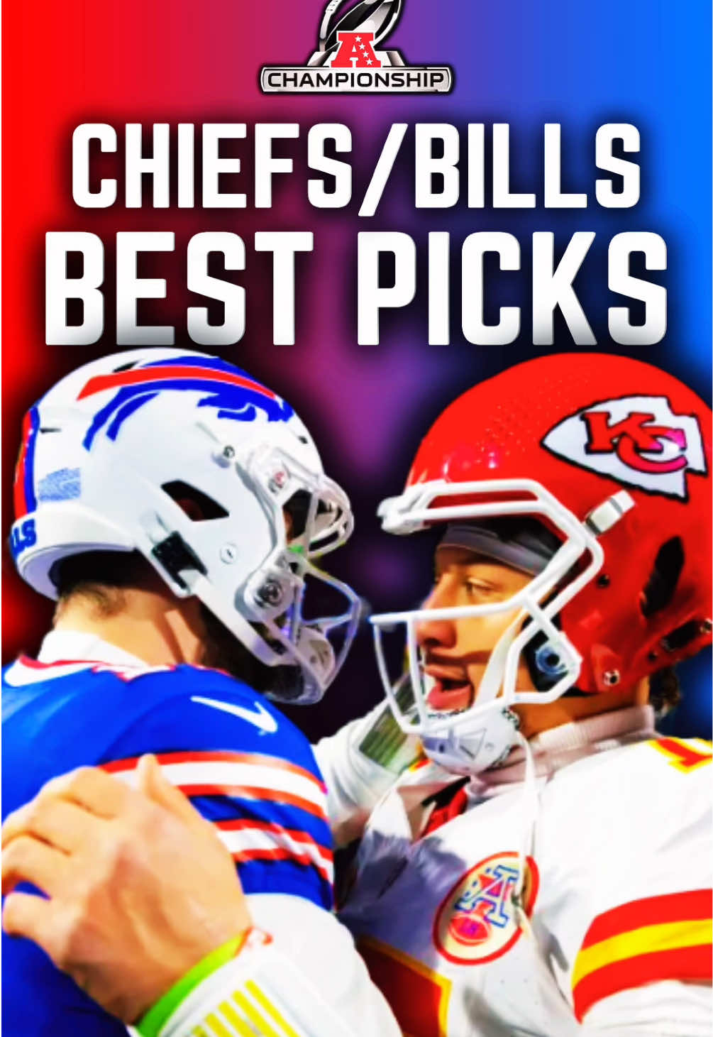 Bills Chiefs AFC Championship Picks ✅🚀 #nfl #nflbets #football #sports #NFLPlayoffs #afcchampionship #bills #chiefs #super bowl